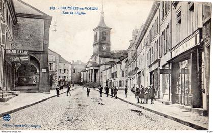 BRUYERES-EN-VOSGES RUE DE L'EGLISE