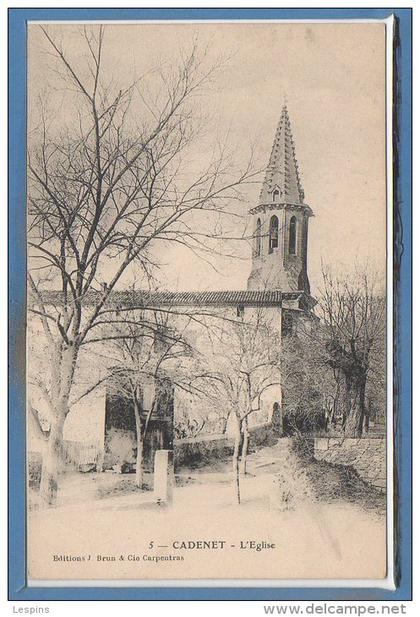 84 - CADENET -- L'Eglise