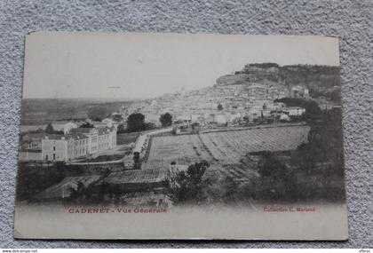 Cadenet, vue générale Vaucluse 84