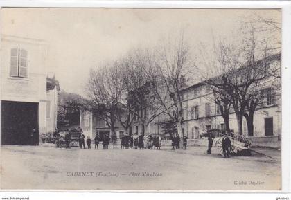 Vaucluse - Cadenet - place Mirabeau