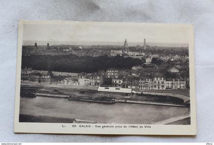 Calais, vue générale prise de l'hôtel de ville, Pas de Calais 62