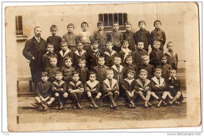 CALUIRE ET CUIRE CARTE PHOTO DE CLASSE TOP RARE