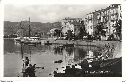 CPSM Calvi Les Quais