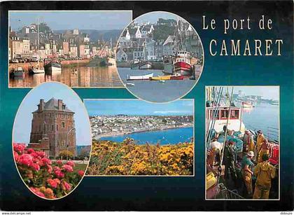 29 - Camaret sur Mer - Le Port - Multivues - Bateaux - Flamme Postale - Voir Scans Recto Verso