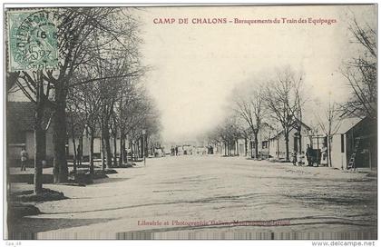 Marne : Camp de Chalons-Mourmelon, Baraquements...