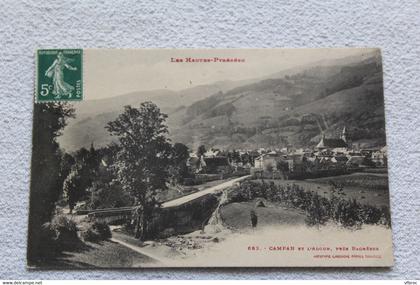 Cpa 1912, Campan et l'Adour, près Bagnères, Hautes Pyrénées 65