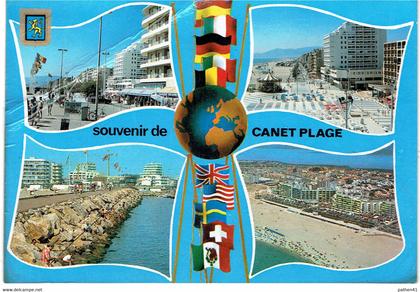 CPM FRANCE 66 PYRENEES-ORIENTALES CANET-EN-ROUSSILLON - Canet-Plage - Multivues