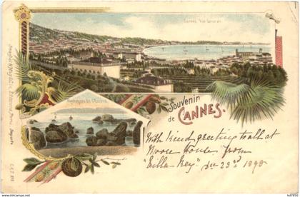 Souvenir de Cannes - Litho