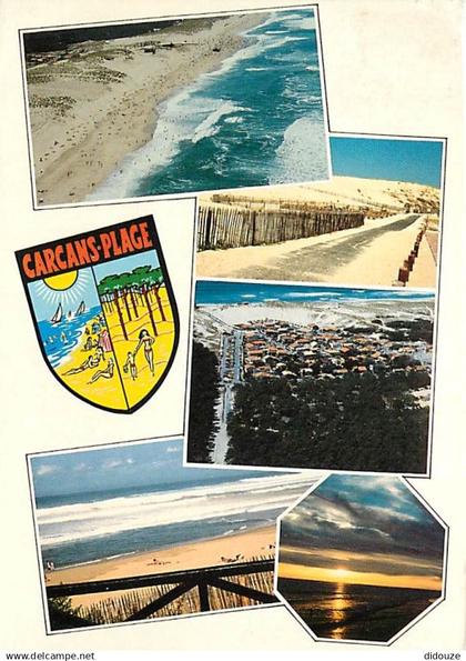 33 - Carcans - Maubuisson - Multivues - Blasons - CPM - Voir Scans Recto-Verso