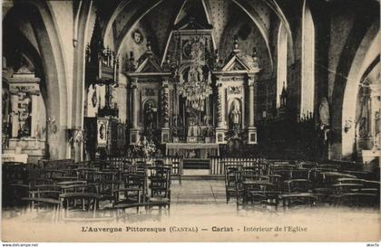 CPA Carlat Interier de l'Eglise FRANCE (1090188)