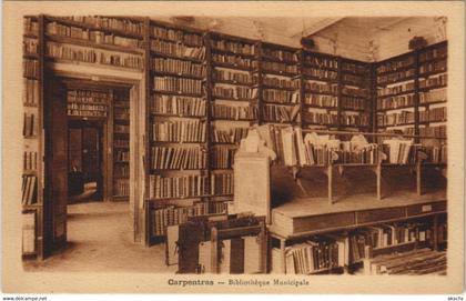 CPA CARPENTRAS Bibliotheque Municipale (1086668)