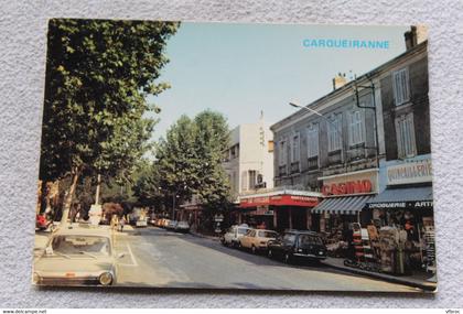 Cpm 1988, la grande rue de Carqueiranne, Var 83