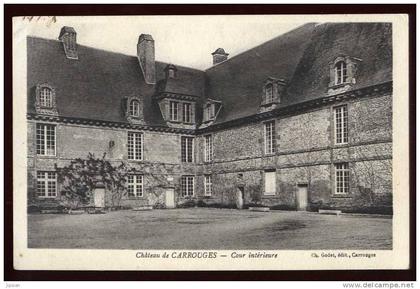 Cpa du  61 Château de Carrouges  Cour intérieure G23