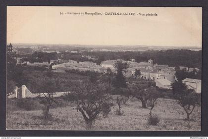 FRANCE, Postcard RPPC, Castelnau-le-Lez, General view