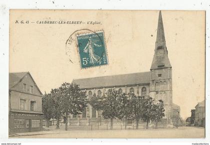 Caudebec-lès-Elbeuf   (76.Seine Maritime) Eglise