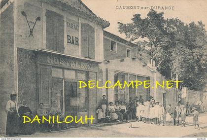 84 // CAUMONT SUR DURANCE   bar tabac, ANIMEE **