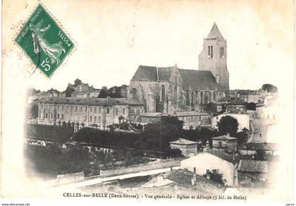 Carte POSTALE  ANCIENNE de  CELLES sur BELLE