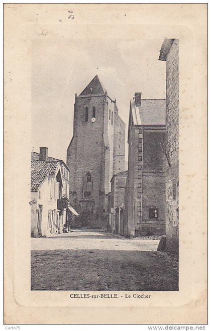 Celles sur Belle 79 -  Eglise Clocher