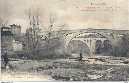 CPA Céret Le Vieux Pont