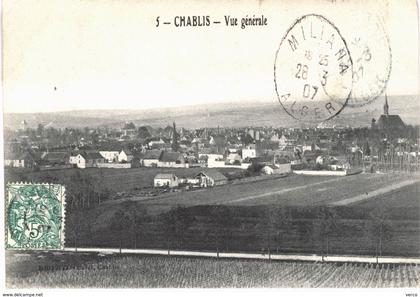 Carte Postale ANCIENNE  de  CHABLIS