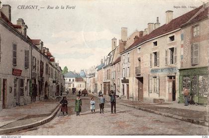 CHAGNY RUE DE LA FERTE (CARTE COLORISEE)