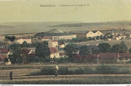 CPA Chalindrey Panorama de la Gare