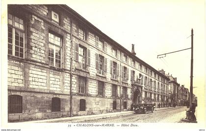 Carte POSTALE  Ancienne de  CHALONS sur MARNE - Hôtel Dieu