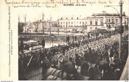 CARTE POSTALE Ancienne  de   CHALONS sur MARNE - Prisonniers Allemands