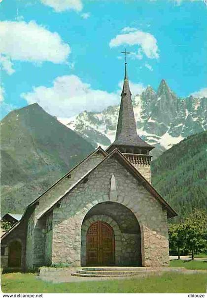 74 - Chamonix - Mont-Blanc - La Chapelle des Praz - Flamme Postale - CPM - Voir Scans Recto-Verso