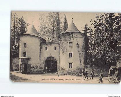 CHAMOUX SUR GELON : Entrée du Château - état