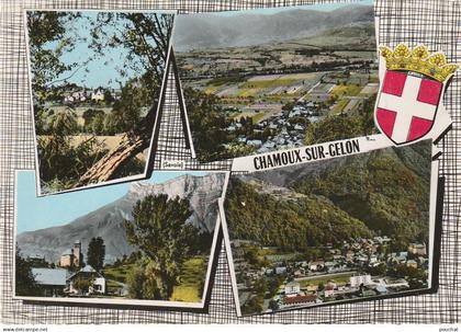 Z+ 23-(73) CHAMOUX SUR GELON - CARTE MULTIVUES COULEURS - 2 SCANS