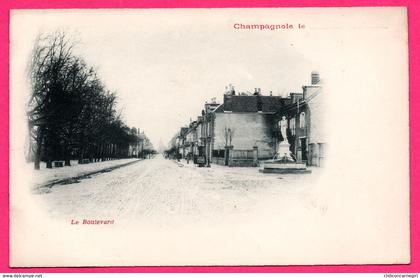 Champagnole - Le Boulevard - Animée - Précurseur !!