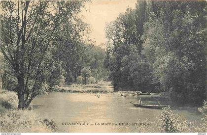 94 - Champigny sur Marne - La Marne - CPA - Voir Scans Recto-Verso