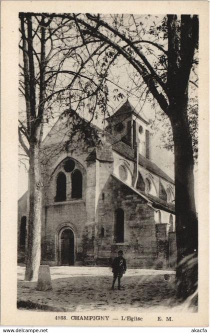 CPA CHAMPIGNY - L'EGLISE (146868)