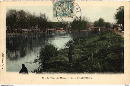 CPA CHAMPIGNY-sur-MARNE Le Tour de Marne vers Champigny (1351978)