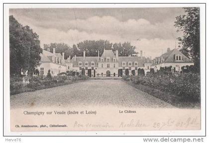 CHAMPIGNY SUR VEUDE - le château