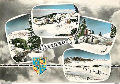 38 - Chamrousse - Multivues - Hiver - Neige - Blasons - Carte Neuve - CPM - Voir Scans Recto-Verso