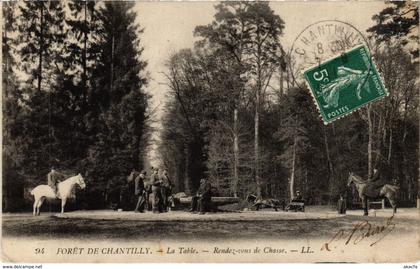 CPA Chantilly - Foret de Chantilly - La Table - Rendez-vous de Chasse (1032164)