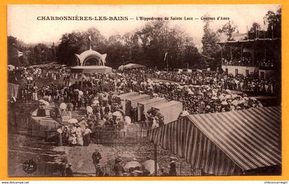 Charbonnières les Bains - Charbonniere les Bains - L'Hippodrome de Sainte Luce - Courses d'Ânes - Animée - BAUER MARCHET