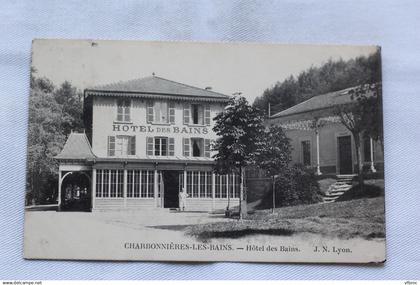 Charbonnières les Bains, hôtel de bains, Rhône 69