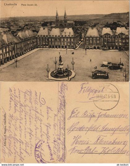 Charleville-Mézières Charleville-Mézières Place Ducale Feldpostkarte 1917