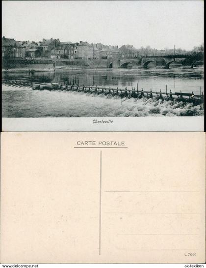 Charleville-Mézières Charleville-Mézières   Stauwehr Fluss Brücke 1905