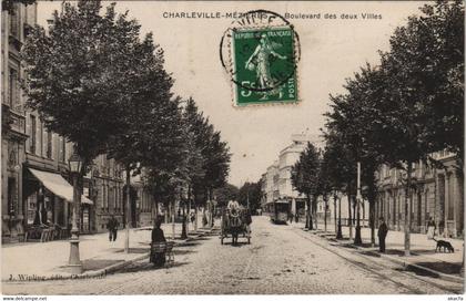 CPA CHARLEVILLE MÉZIERES - Boulevard des deux Villes (135413)