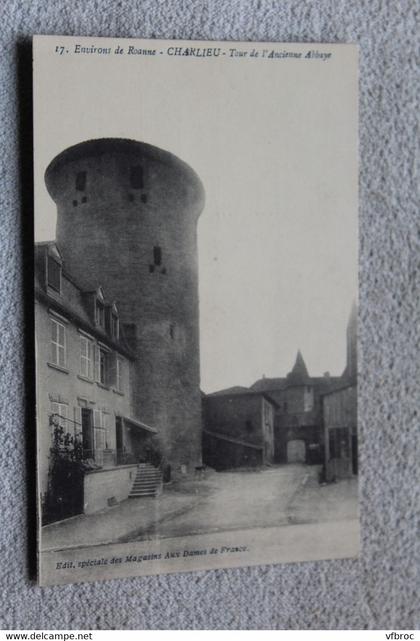 Charlieu, environs de Roanne, tour de l'ancienne abbaye, Loire 42