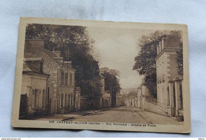 Chateau du Loir, rue Nationale, avenue de Tours, Sarthe 72