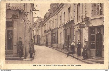 CPA Chateau-du-Loir Rue Marchande