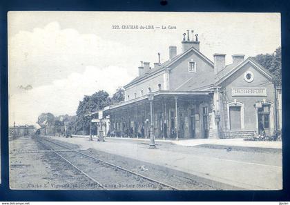 cpa du  72 Château du Loir  la Gare  JA22-28