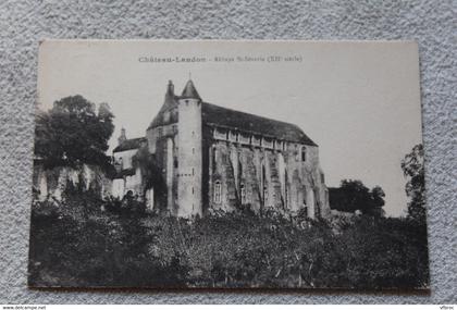 A455, Château Landon, abbaye saint Séverin, Seine et Marne 77