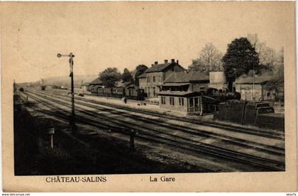 CPA AK CHATEAU-SALINS La Gare (255347)