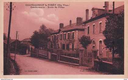 CHATEAUNEUF LA FORET(GENDARMERIE) ECOLE